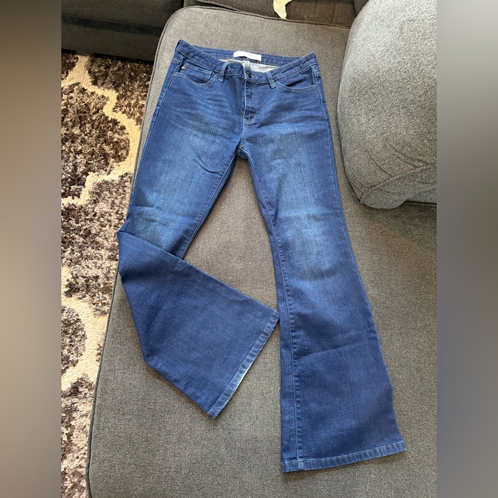 KanCan Dark Blue Flare Jeans